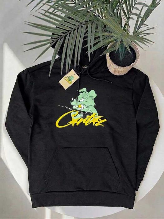 Нова Кофта Кортез Собака | Худи Черное CORTEIZ K9 | XS S M L XL