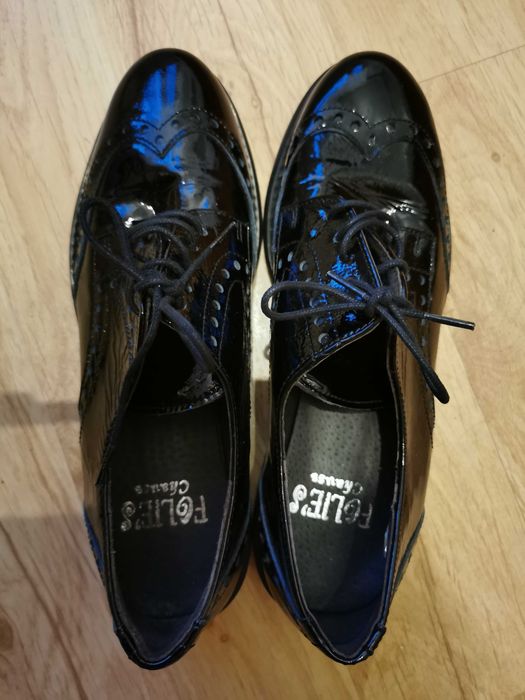 Buty mokasyny lakierki rozmiar 36