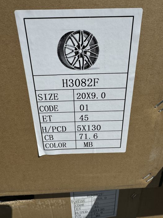 Диски Нові Porsche 5/130/R20