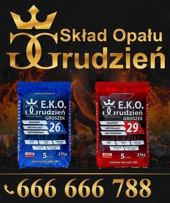 Węgiel Groszek Promocja !!! Super cena !!! Orzech Kostka Pellet GRUDZIEŃ