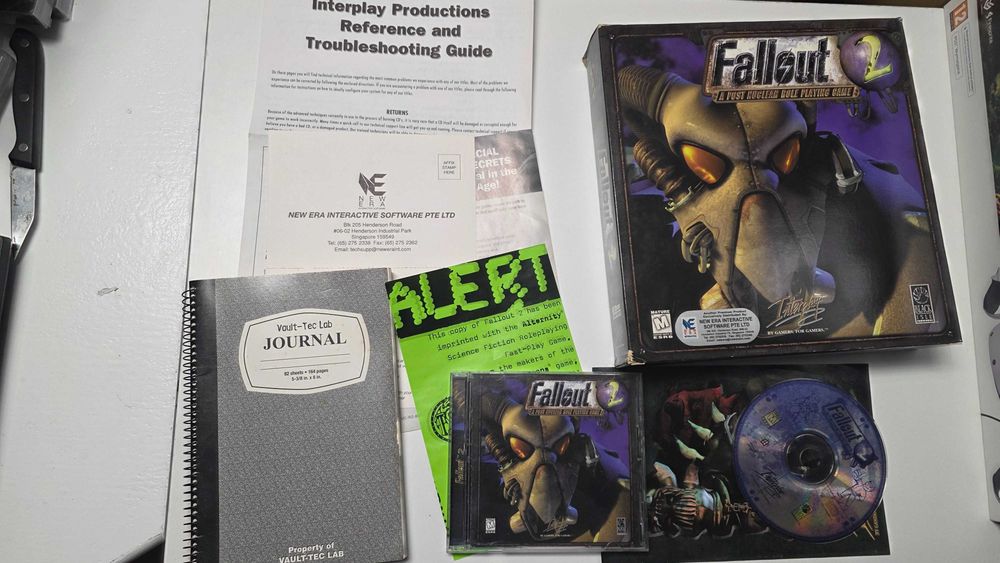 PC Fallout 2 premierowe wydanie big box