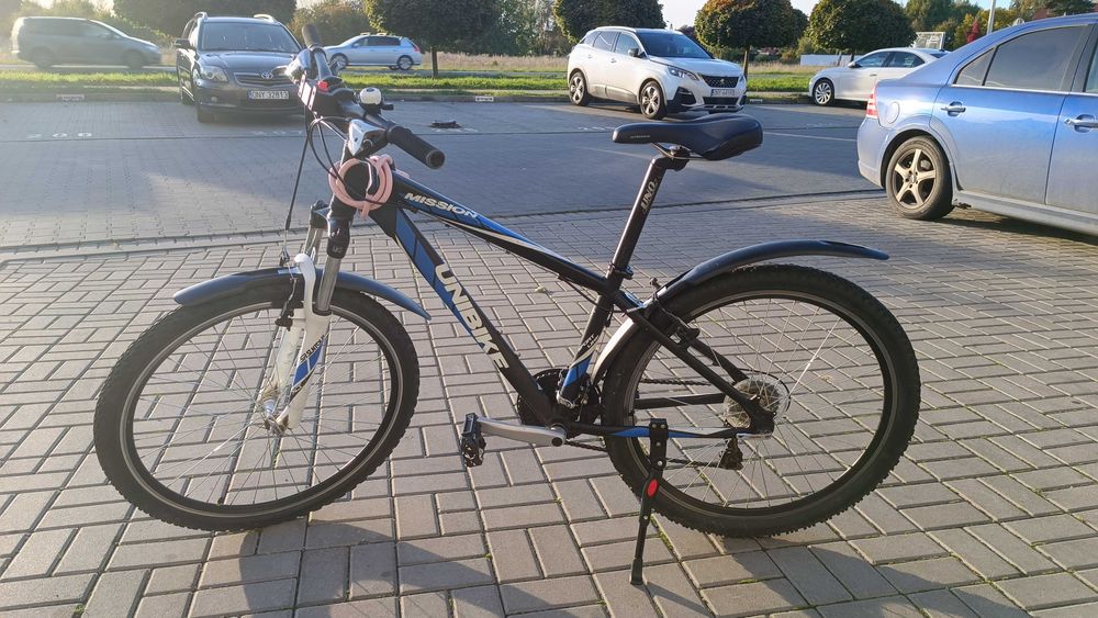 Rower Unibike Mission 26' czarno-niebieski