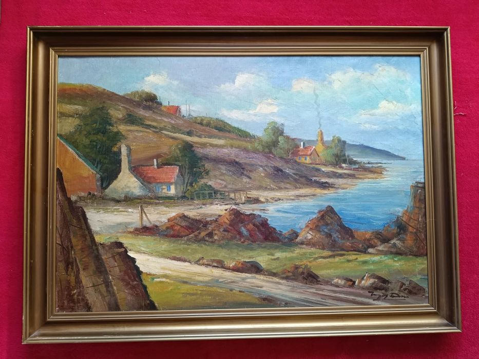 Stary obraz na płótnie INGOLF DUE