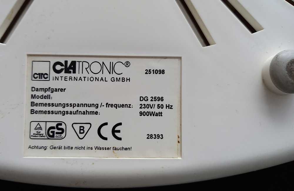 Parowar elektryczny firmy Clatronic