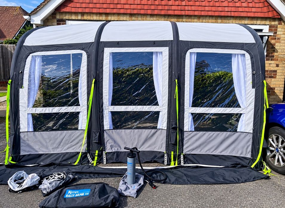 Dometic  Kampa Rally AIR PRO 390 pompowany przedsionek do przyczepy kampera kampervana vana