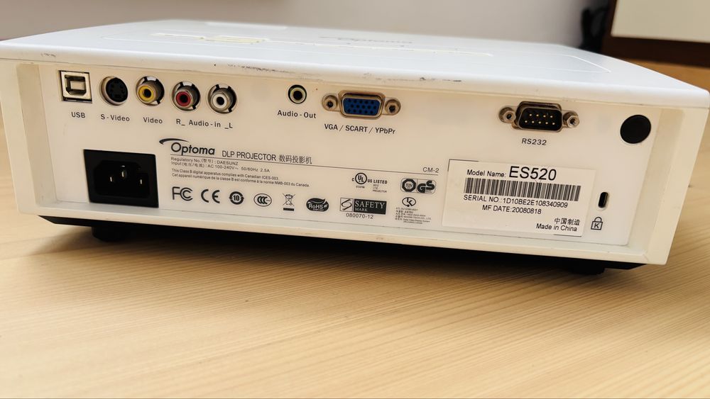Projektor Optoma ES520 biały