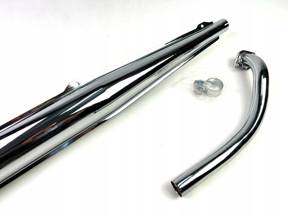 Tłumik wydech kolanko Romet Ogar 200 Jawa 50 Mustang Sport Duells zest