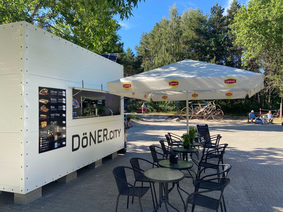 Kontener gastronomiczny KEBAB Food Truck kompletne wyposażenie