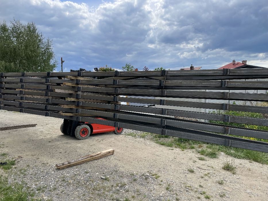 Hala magazyn garaż konstrukcja kratownica dźwigary słupy 10x20x4