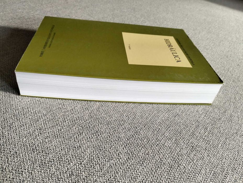 Livro "Hidráulica" de António de Carvalho Quintela