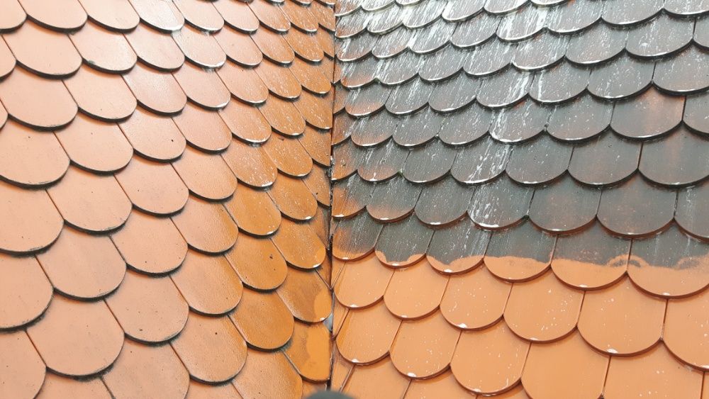 Mycie dachów, malowanie dachu, czyszczenie elewacji, impregnacja