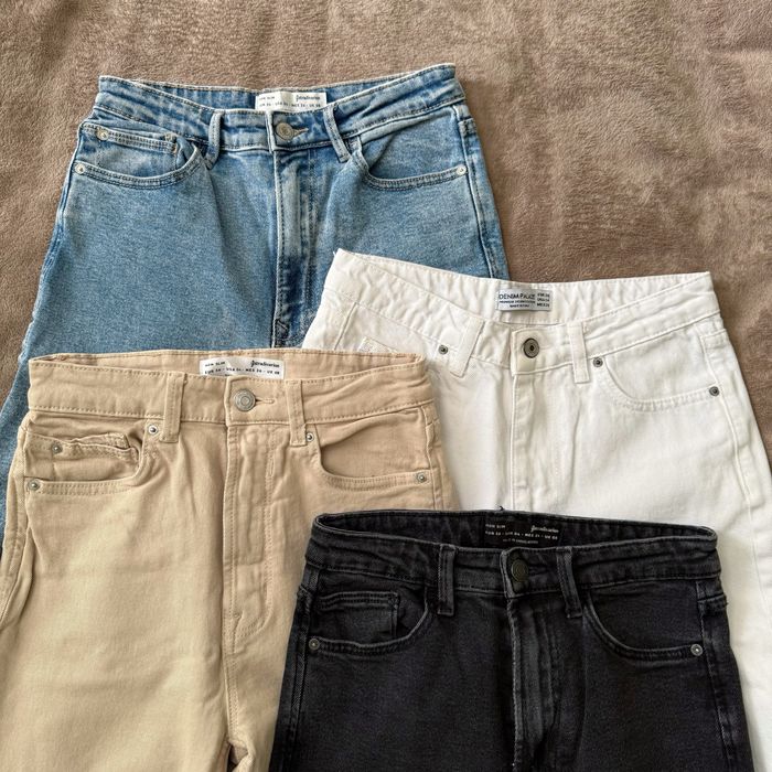 Джинси mom fit, stradivarius, 36 розмір