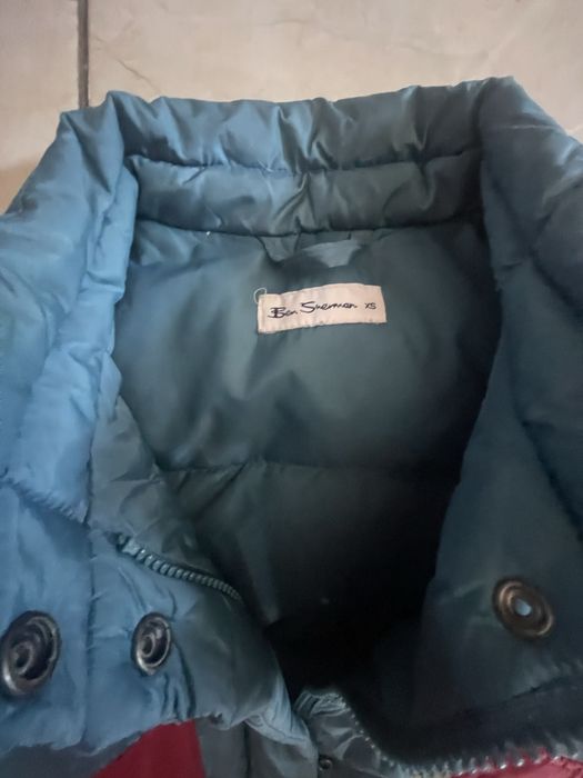 Жіноча жилетка Ben Sherman, тепла, натуральний пух XS, блакитна (б/у)