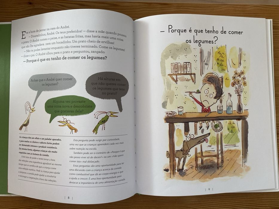 Livro “Porque é que tenho de comer os legumes?”