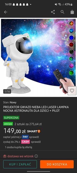 Projektor smsrt led nowy