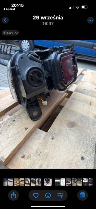 Lampa lewa przód Audi c6 lift 2009 r