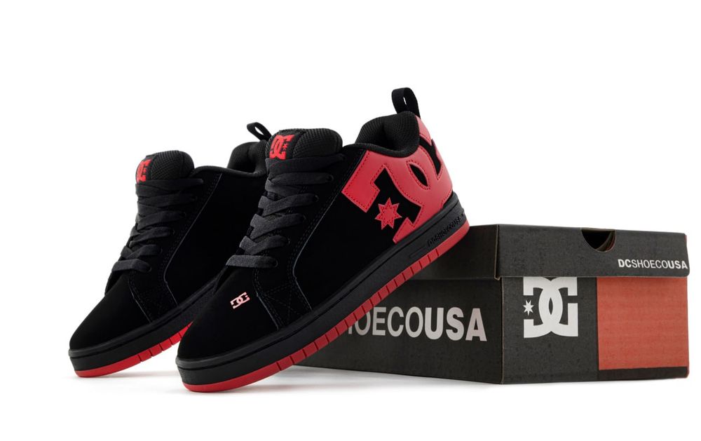 Кросівки DC Shoes Black/Red premium