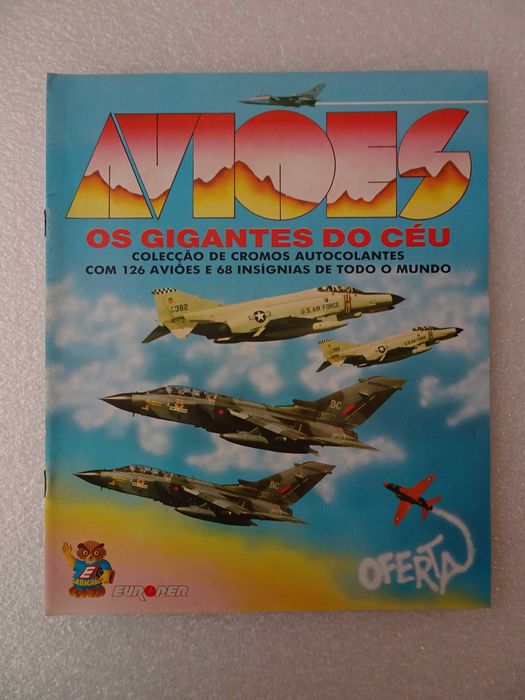 Caderneta de cromos vazia - Os Gigantes do Céu - Europer