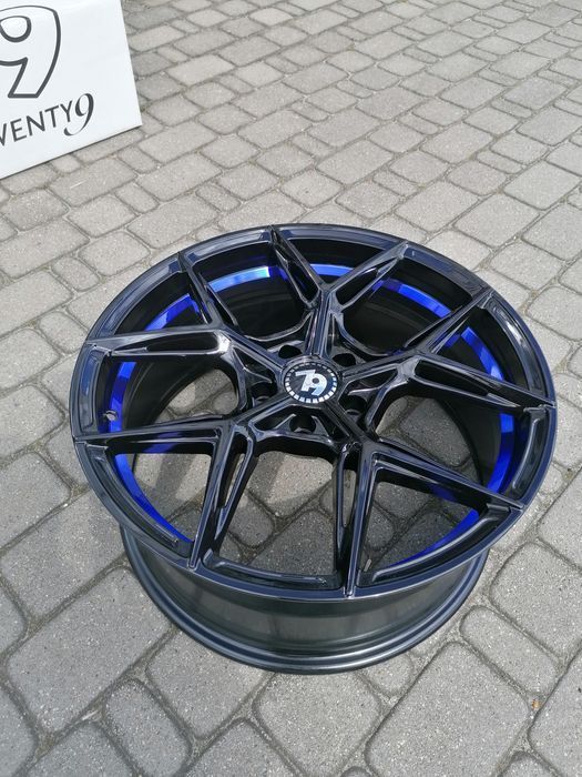 Felgi aluminiowe Mercedes BMW VW Audi 5x112 19 cali czarny połysk nieb