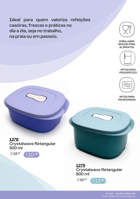 Promoções imperdíveis Tupperware desde €10.000