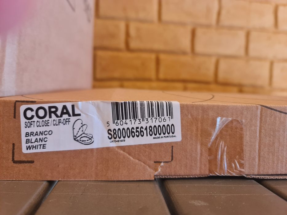 Sanita Suspensa Sanitana Coral + Tampo Soft Close (Novo/Caixa)