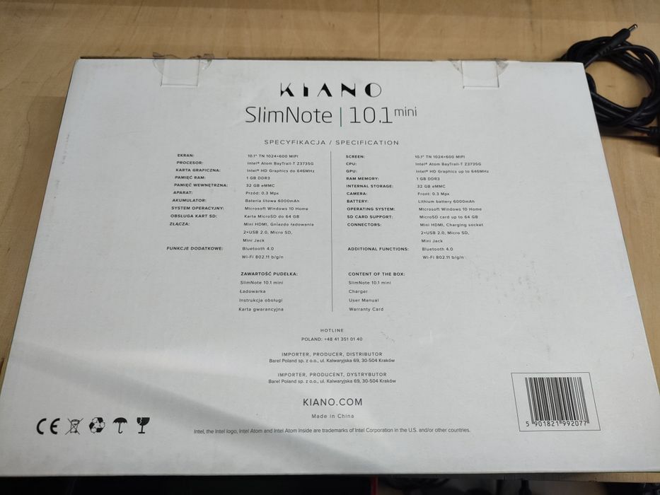 Netbook Kiano Slimnote 10.1