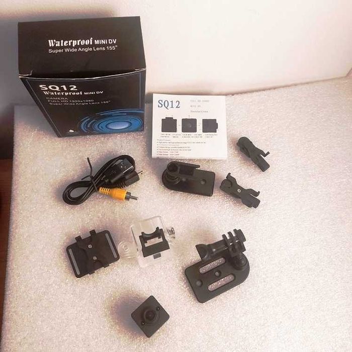 Camera Mini DV SQ12 Waterproof Novas