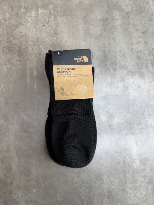 The north face multi sport cush quarter socks black шкарпетки
