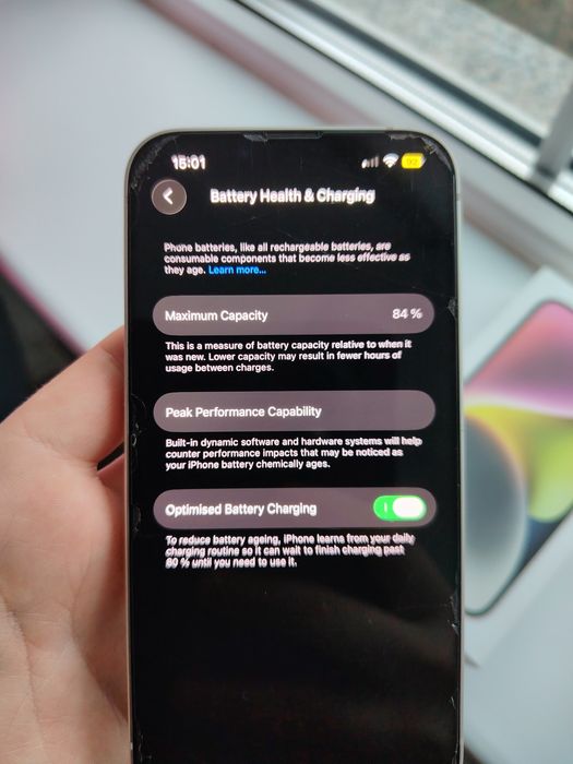 iPhone 14 256gb 84% kondycja