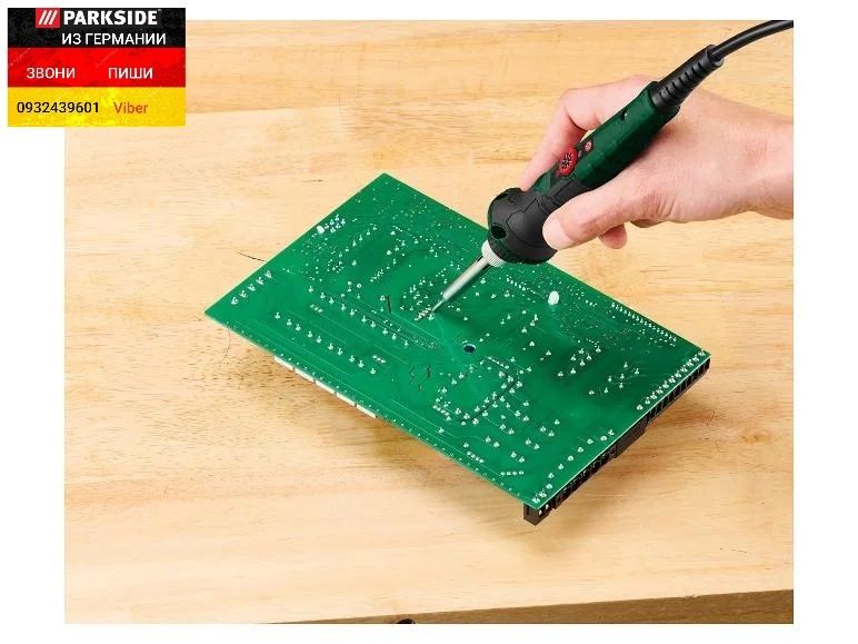 Паяльник с регулировкой из ГЕРМАНИИ Parkside PLK 60 паяльная станция