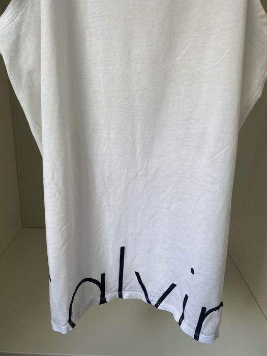Calvin Klein top bokserka t-shirt napis logo premium
