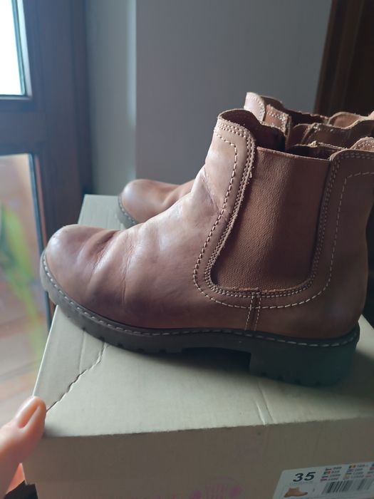 Obuwie, botki skórzane Lasocki nr. 35