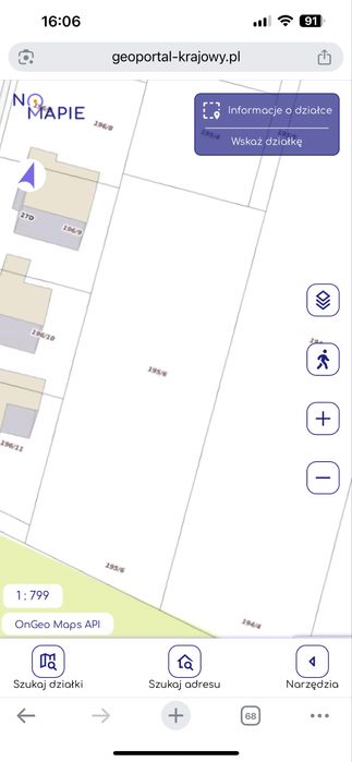 Sprzedam ostania dzialke na ulicy