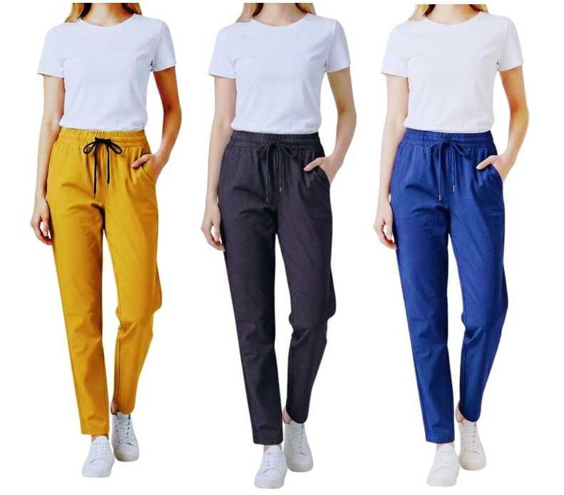 Elastyczne spodnie damskie rozmiary od S do 5XL