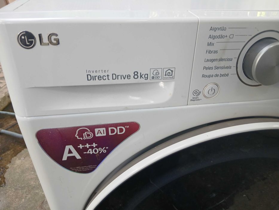 maquina de lavar roupa lg  8k 1400 rot  c garantia