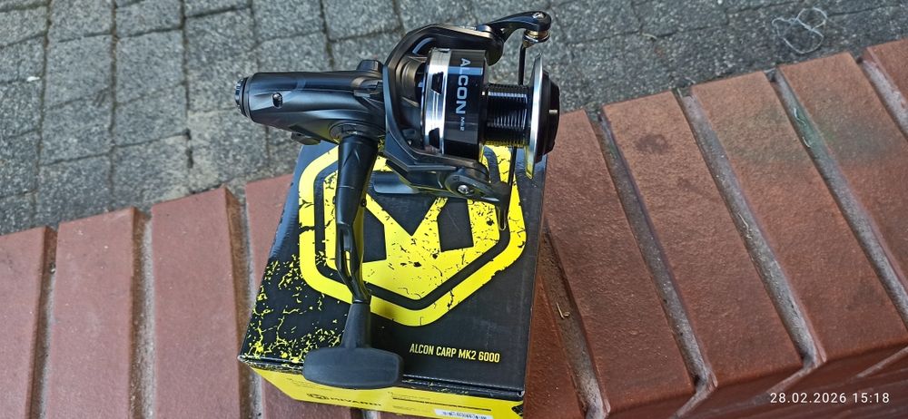 kolowrotek karpiowy z wolnym biegiemMivardi Alcon Carp MK2 6000 Reel
