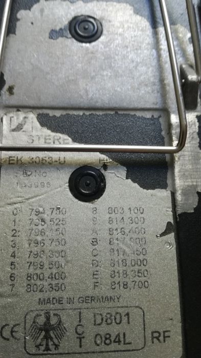 Radio pmr443 e outro Sennheiser