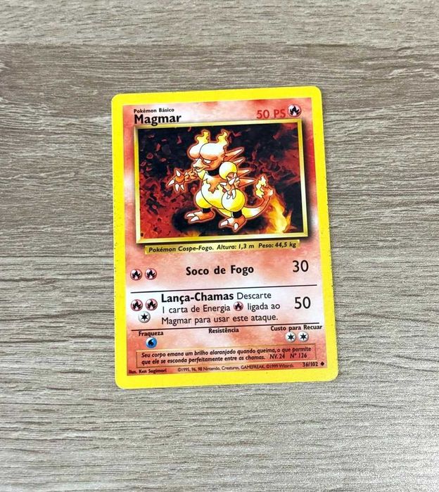 Base Set Cartas Originais Pokémon TCG WOTC