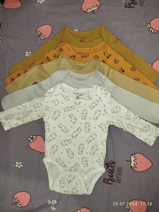 Боді для новонароджених 56-62 розмір