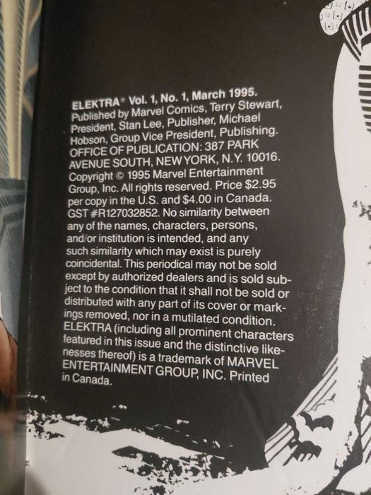 Elektra: Root of Evil (1995) #1 a #4 – Capas Texturizadas