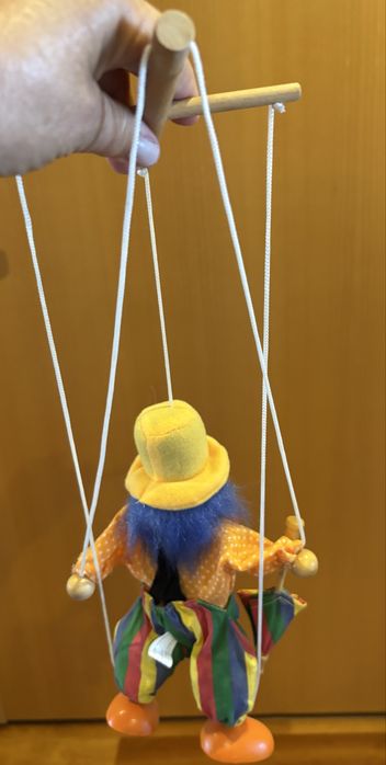 Par de marionetas vintage