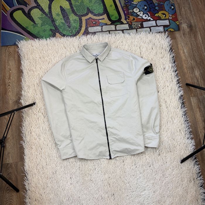 Мужская куртка овершот рубашка стон stone island si