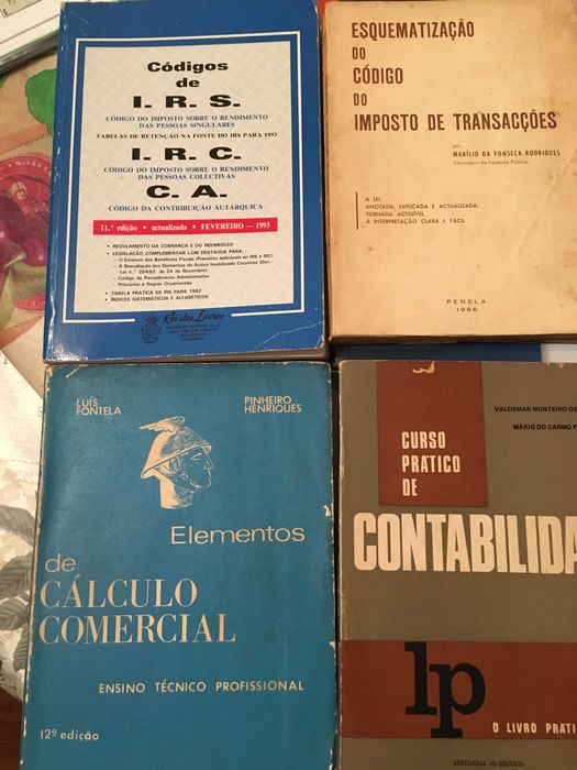 Livros técnicos fiscalidade e contabilidade