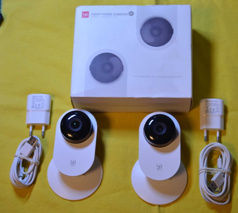 2x Kamera YI Home 1080P monitoring dwupak kamerka ip wifi