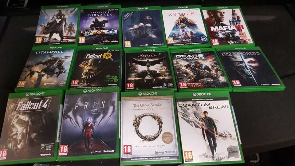 xbox one gry różne tytuły