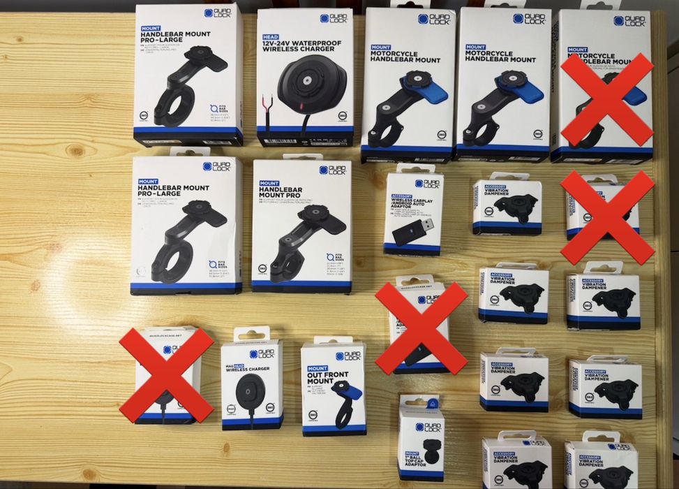 Suportes para telemóvel Quad Lock