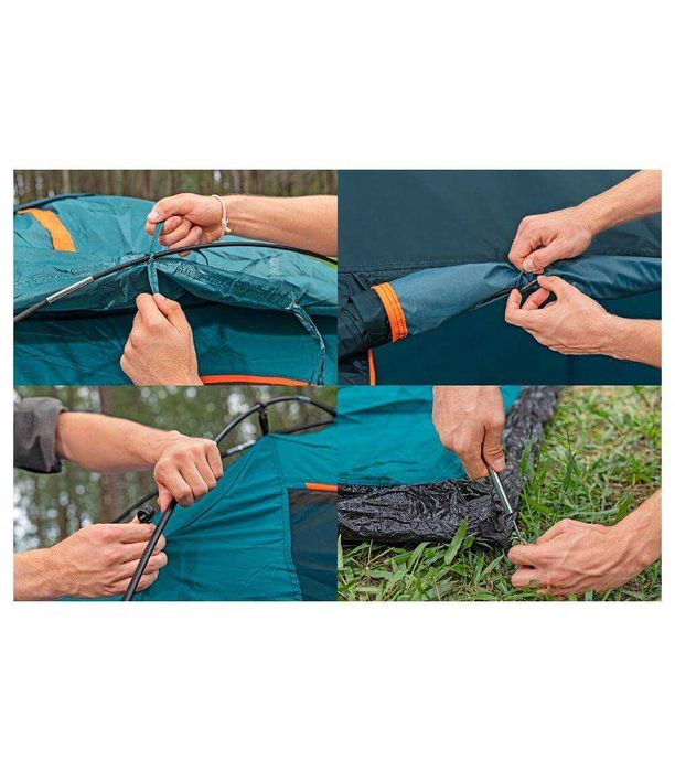 палатка 4 місна, намет 4 місний двошаровий з тамбуром Bestway 68141 намет 4 місний