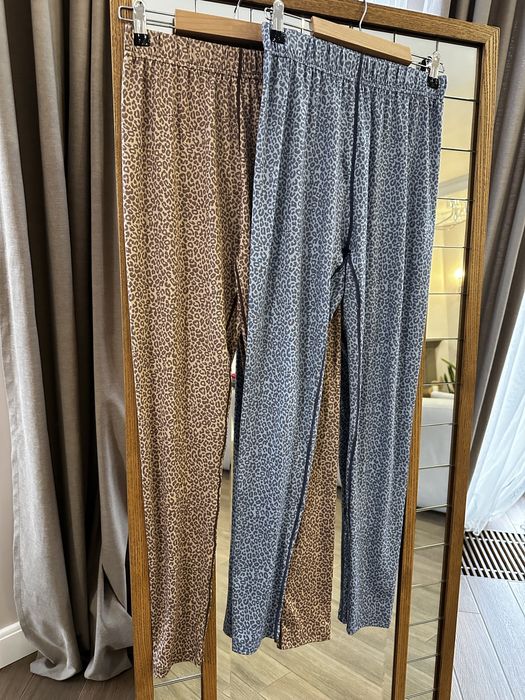 Легінси жіночі леопардові(блакитні)