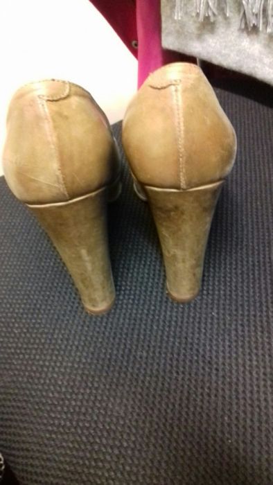 Buty półbuty całe skórzane rozm. 38