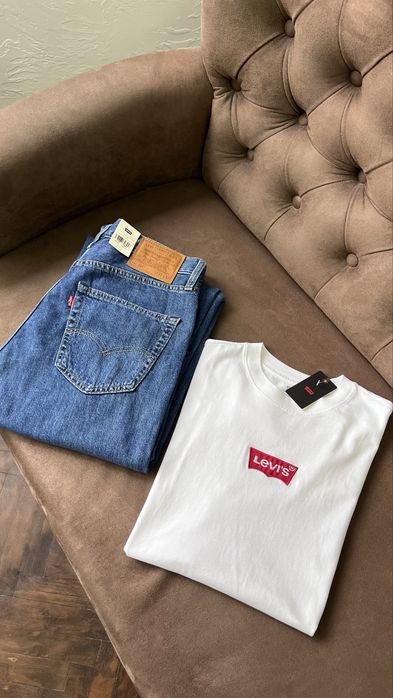 NEW ORIGINAL ! Levi’s 568  Premium  Льон+Денім!